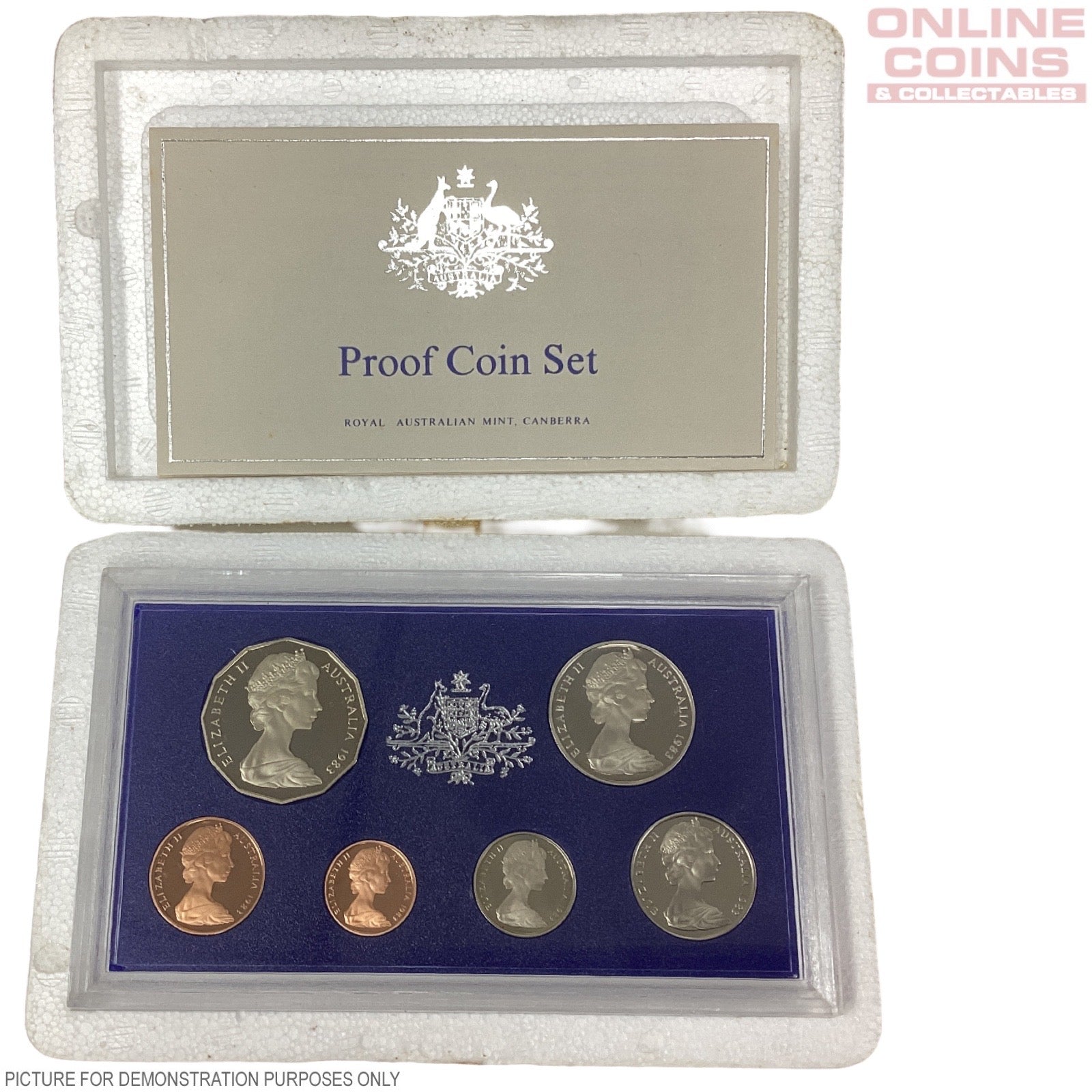 1983 Royal Australian Mint Six Coin PROOF Year Set